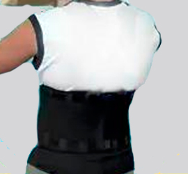 Бандаж на поясничный отдел позвоночника с 6-ю рёбрами жёсткости от ТМ Тиса